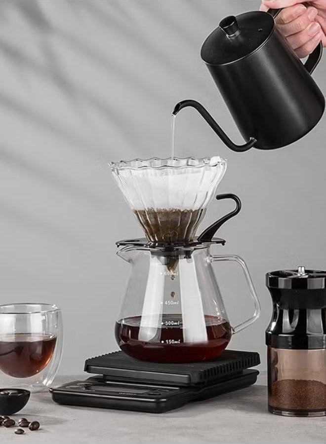 V60 Pour Over Coffee Maker Set 12 Pieces Maker Set Drip Over Coffee Kit All-in-one Portable Travel Bag - Image 4